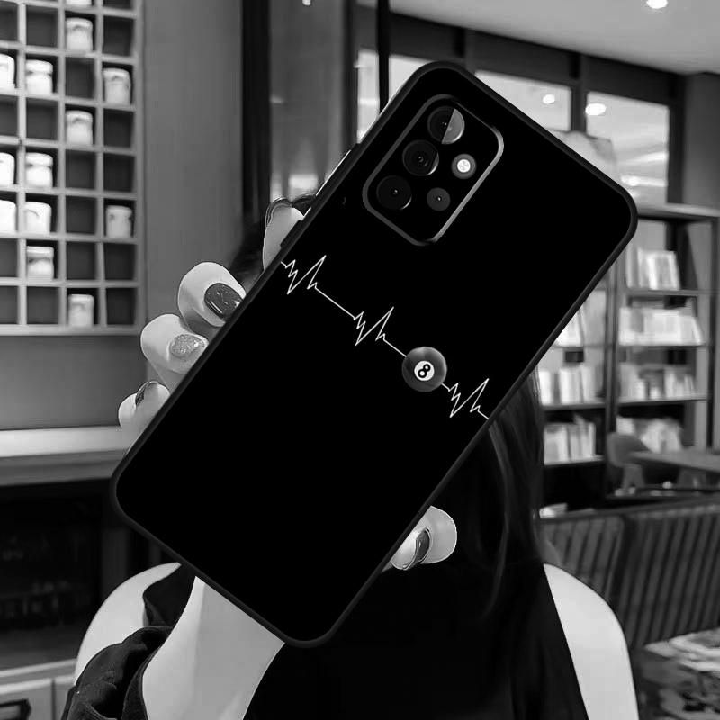Billiards Snooker 8 Ball Case For Samsung Galaxy A33 A06 A05 A16 A26 A36 A56 A32 A52 A15 A53 A13 A34 A54 A14 A35 A55