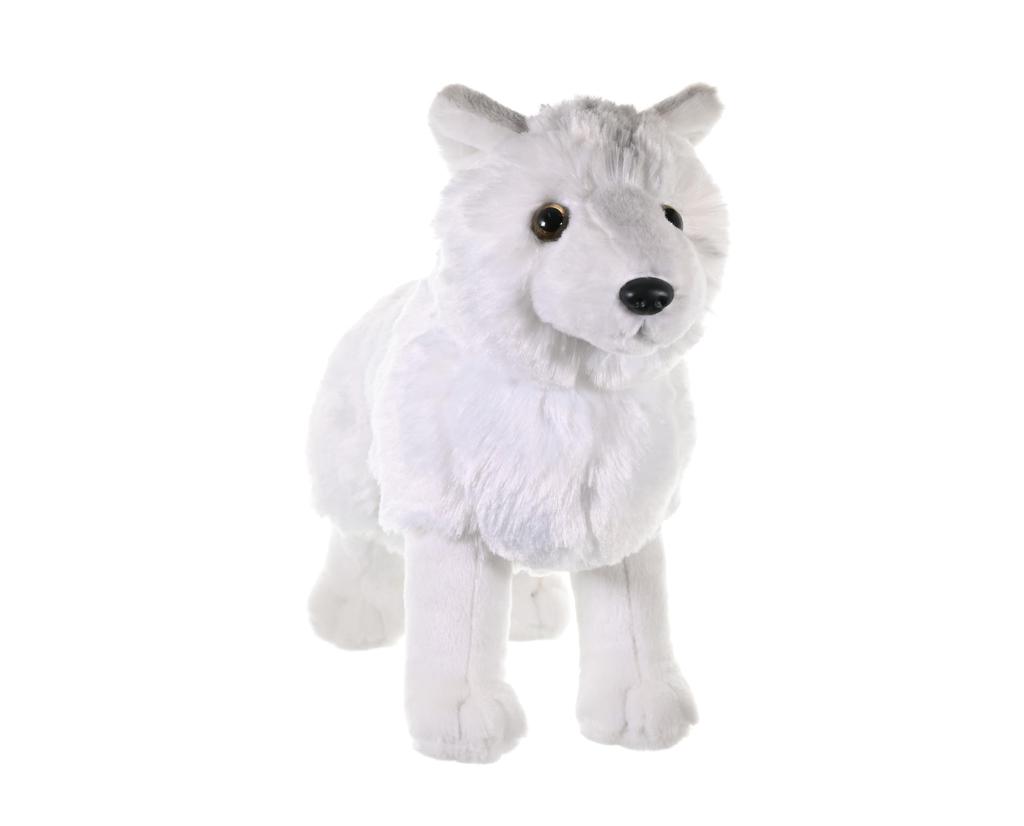 Wild Republic Arctic Wolf Plush Toy, Soft Material, Wild Animal, Gift, Present, Cuddlekins, W12 X D35 X H28cm, 20072