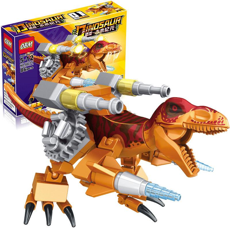 Heißer Krieg Mecha Tyrannosaurus Modellbausteine Stadt Dinosaurier Roboter Park Ziegel Figuren Spielzeug Kinder Blind Box Weihnachtsgeschenk