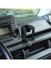 Car Cup Holder Mug Bottle Black ABS Phone Holder Stand Organizer Adjustable Mobile Phone Holder Screw On