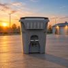 Garbage Bin Handle Coupler Easy Installation Trash Towing Connector Outdoor