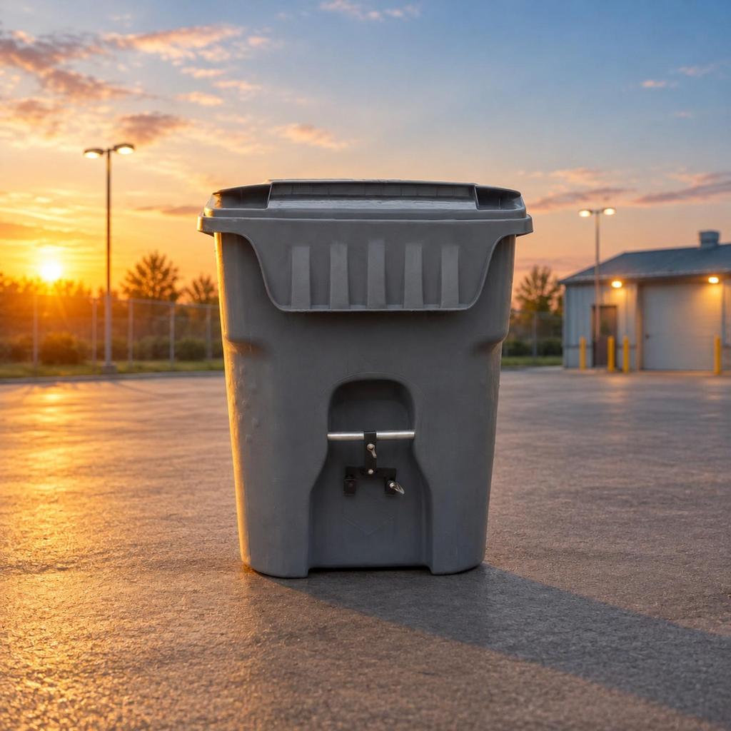 Garbage Bin Handle Coupler Easy Installation Trash Towing Connector Outdoor