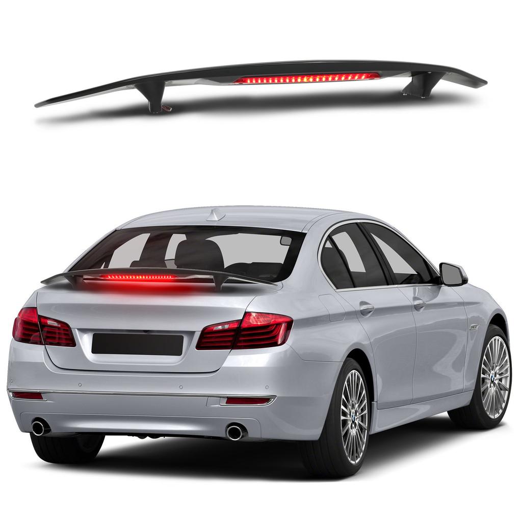 Universal ABS Intelligent Electric Lift Spoiler Led Light Trunk Wing Lip Car Modification Trunk Car Wing For Hatchback Sedan