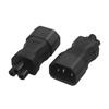 Portable Male To Female C14 To C13 Adapter C14 To C15/C14 To C5/C14 To C7 Power Cable Adapter Transfer Plugs ABS-made