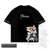 Hayakawa Aki Graphic Chainsaw Man Print Men Women T-Shirt Oversized Y2k Short Sleeve Manga Tee Shirt Streetwear Hip Hop Harajuku Female Male Clothing 