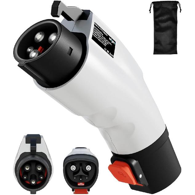 Wigoo Tesla to J1772 Charging Adapter [Fit for All J1772 EVs] Max 60A 250V, Adaptive Charging Power - Compatible with Tesla Gen 1 2 3