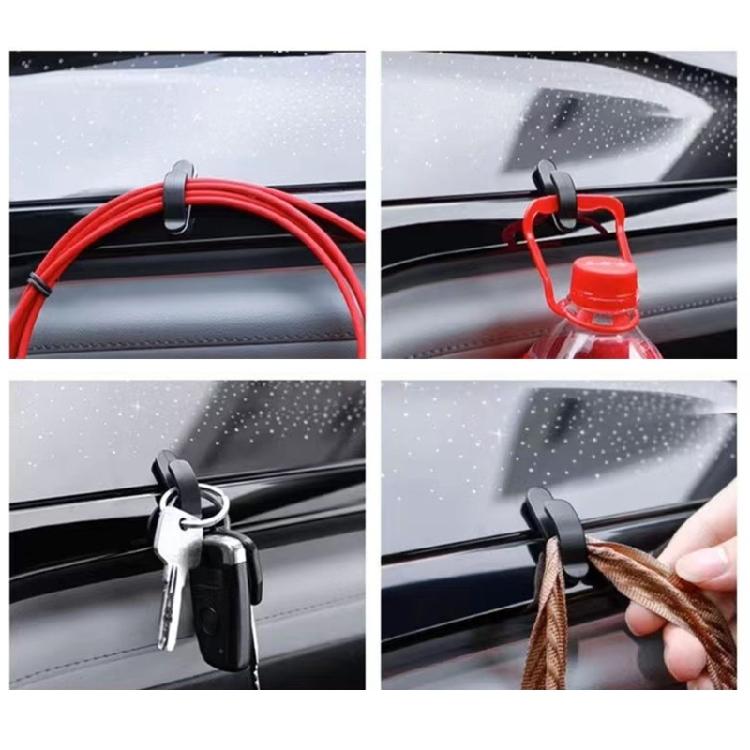 Versatile Car Seats Hook Interior Car Organizers Long Trip Car Hook Space Saving Car Accessory Plastic Car Hook Upgrades
