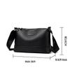 2025 Men's Genuine Leather Crossbody Bag with Three-Layer Main Compartment and Large Capacity