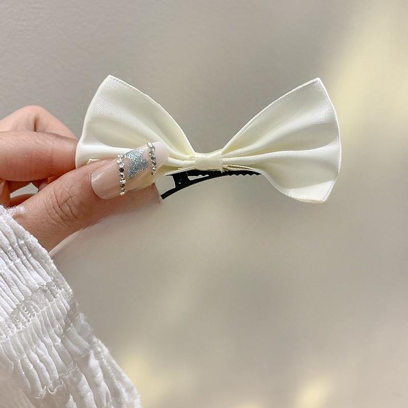 

2pcs Korean Style Bow Small Hair Clip Women Cute Bangs Broken Hair Side Clip 2026 New Hair Accessories
