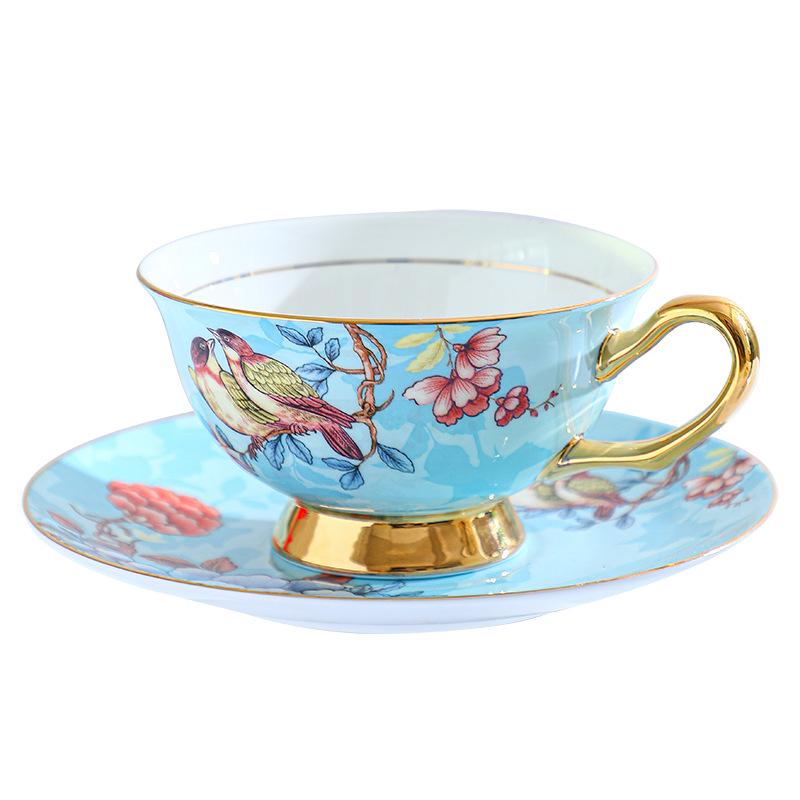 Vintage Anglický Kostný Porcelán Čajová Šálka a Podšálka Set - Keramická Kávová Šálka Darček na Popoludňajší Čaj a Svadby