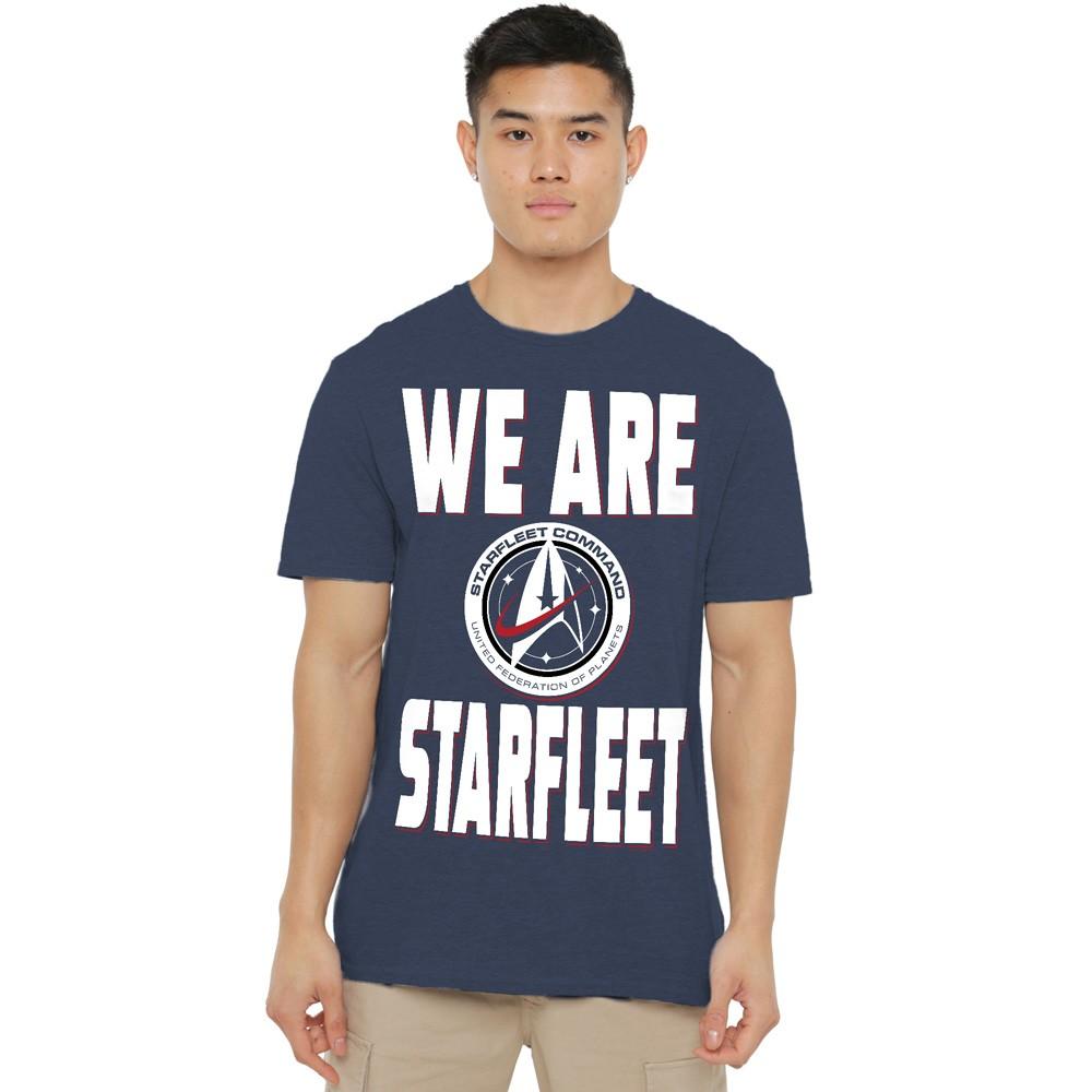 Star Trek Discovery We Are Starfleet T-Shirt S-3XL Navy XL