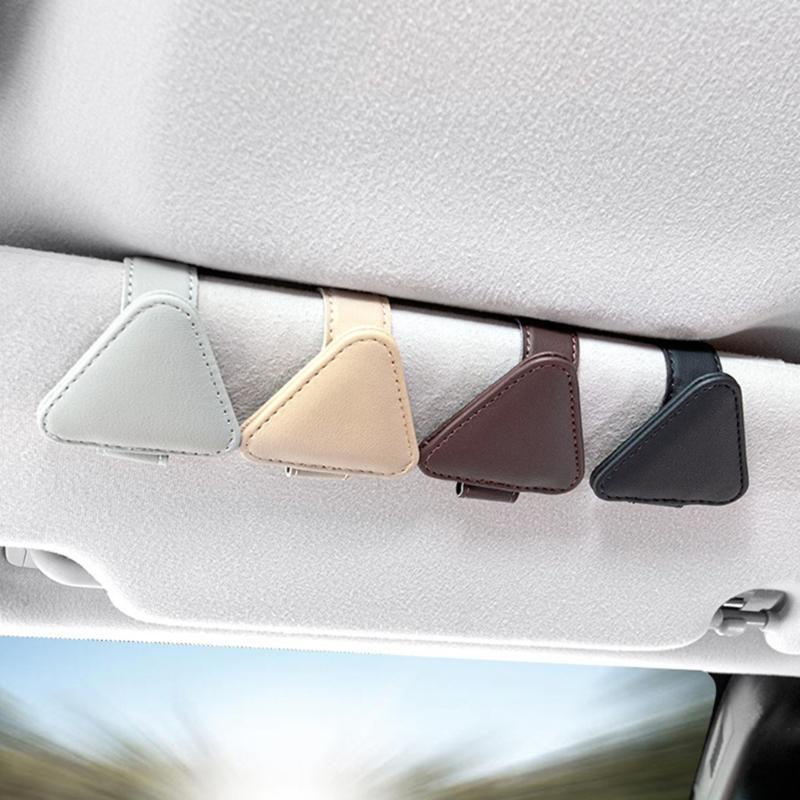 Multifunctional Eyeglass & Sunglass Holder for Car Compact & Practical Sunglass Storage Stylish Car Sunglasses Clamp