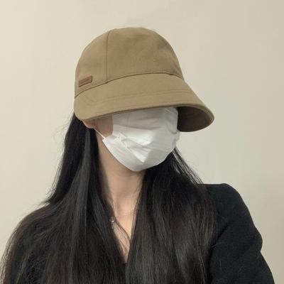 Hat Women's Winter Bucket Hat Show Face Small Autumn and Winter Explosion Warm Cap 2025 New