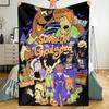 Scooby-Doo Theme Printed Blanket - Perfect for Couch, Bed, Travel & Outdoor Use | Machine Washable, Cozy & Durable.