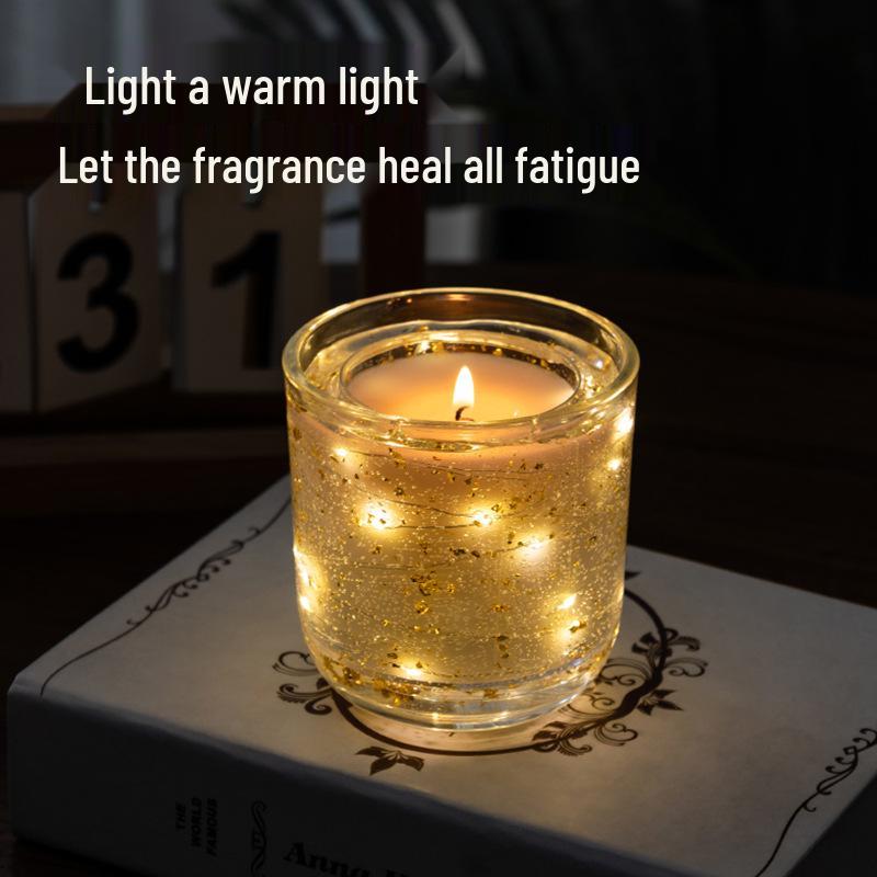 Scented LED Candle with Atmosphere Light – Perfect for Birthdays & Valentine's Gifts