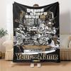 Gta Personalized Text Blanket Multi-purpose Customizable Blanket Warmthful Decor for Office Chair Bedding Livingroom Seaside Ideal for All Seasons