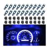 NEW-20Pcs T5 LED Lights For Car Dashboard Panel Gauge Indicator, 3030-3SMD Light Replacement With Twist Lock Socket Car Parts -