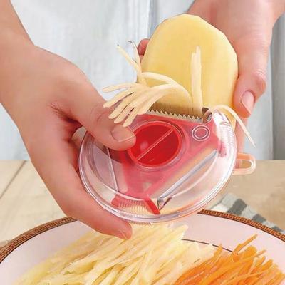 Vegetables Peeler Fruit Vegetable Peeler Multi-function Whirling Vegetable Peeler Grater Kitchen Potato Slicer Cooking Tool