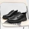 Scarpe da uomo primavera e autunno nuove scarpe casual scarpe alla moda da studente scarpe in pelle piccola da uomo d'affari stivaletti Martin impermeabili da uomo scarpe basse