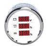 52mm Digital Voltage Sewage Water Level Gauge Waterproof Red Backlight Secure Connection Sewage Water Level Voltmeter