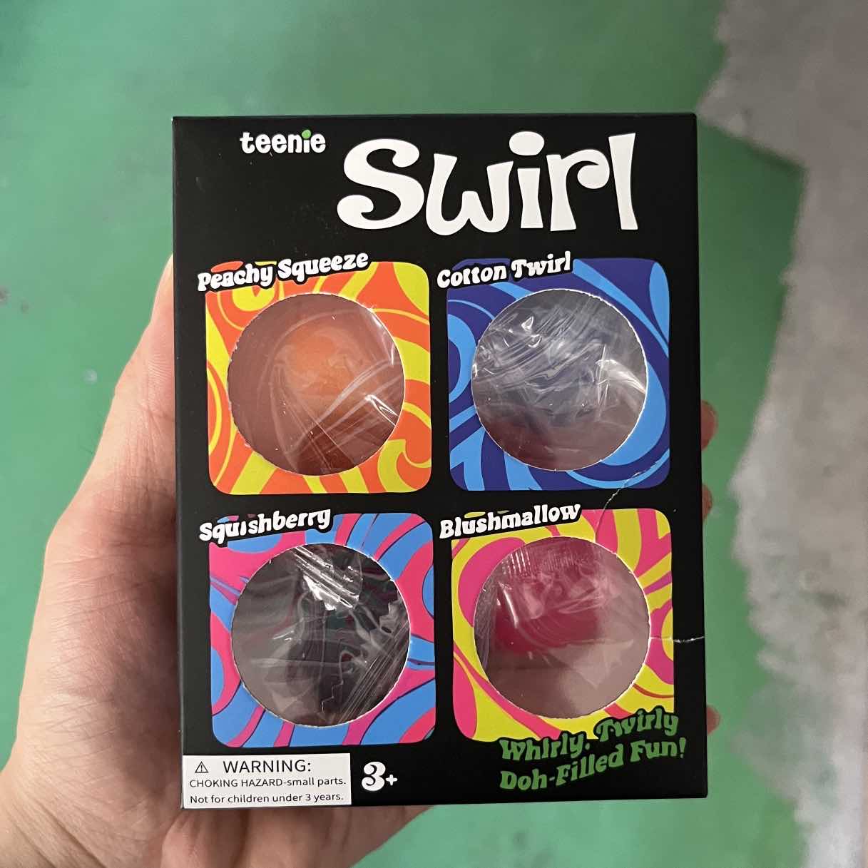 Nieuwe Bestseller Teenie Swirl Knijp Stressverlichtend Speelgoedbal Langzame Terugslag Stressverlichtend Gadget Cadeaus