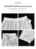 Knitted Lace Patchwork Wide-Leg Women's High-Waisted Casual Pants