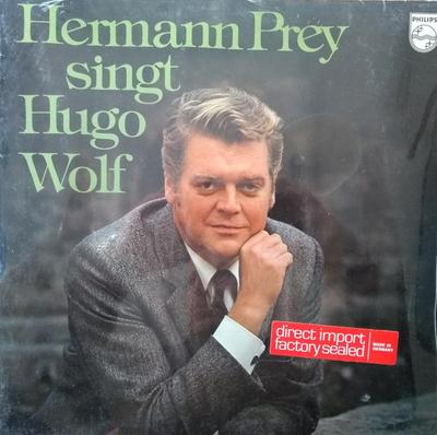 LP Record HERMANN PREY - Hermann Prey Singt Hugo Wolf 6520017 Philips 1974 Germany Classical Used