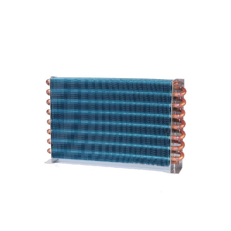 Small Condenser Without Shell Radiator Heat Refrigeration Machine Heat Copper Tube Aluminum Fin 2*8*300 3*6*255