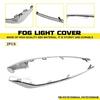 2X LH RH For -20 Ford Fusion Chrome Front Bumper Fog Light Lamp Strip Trim A
