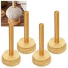 Drehendes Garn Garnknäuel Set von 4 Halter, Ständer, Verhedderungs- & Rollschutz, Stabil, Band, Seil,