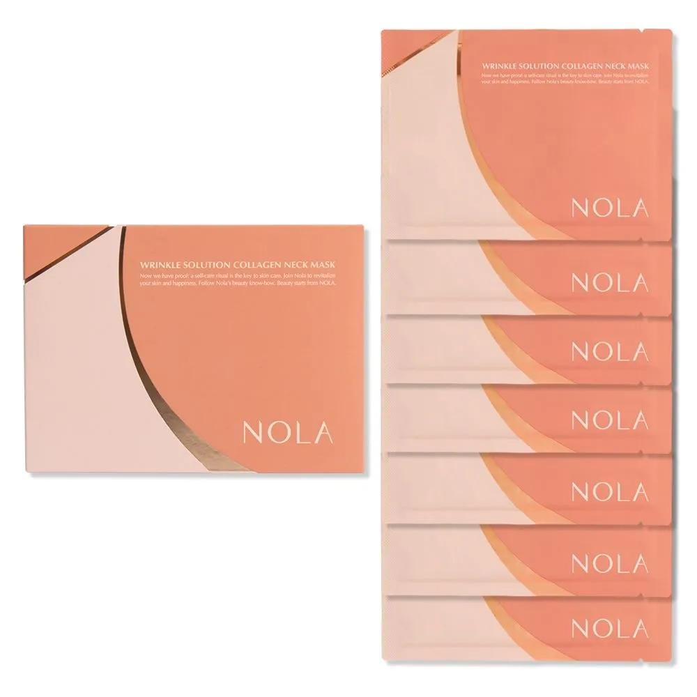 NOLA Wrinkle Solution Collagen Neck Mask Neck Patch 1 Box (7 patches)