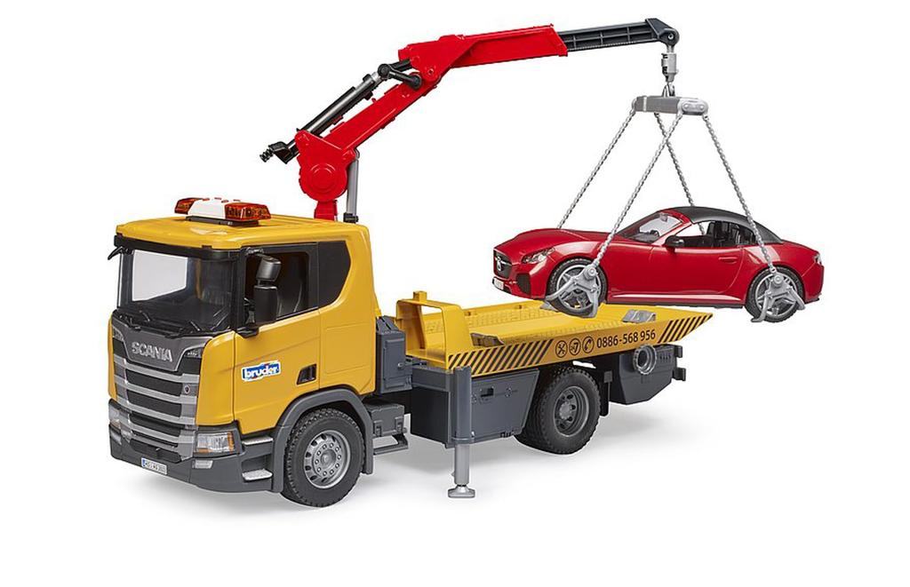 Bruder SCANIA Wrecker Crane BRUDER Roadster BR03552 & (RED)