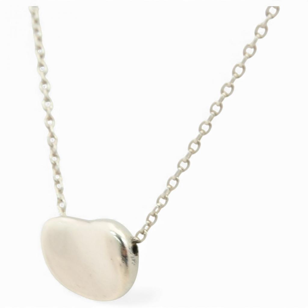 Auth TIFFANY & Co. Bean Design Pendant SV925 Silver ti9907hf Used