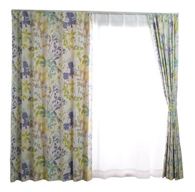 Suminoe Disney Blackout Curtain Carnival 100 X 135cm Light Blue 1 Piece M1053