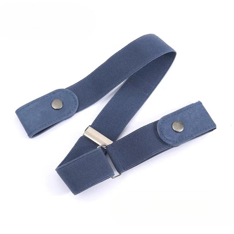 Canvas Adjustable Elastic Waist Band Invisible Belt Buckle Free Belts Unisex Jean Pants Dress No Buckle Easy To Wear Stretch