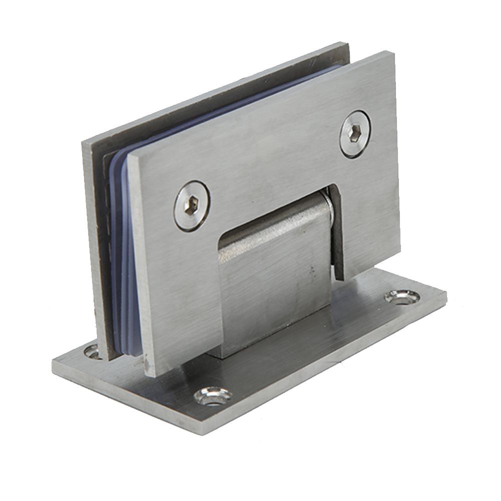 90 Degrees  Stainless Steel Hinge 8‑12mm Wall Bracket For Glass Door Shower Door Hinge