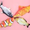 Flopping Fish Cat Toy Rechargeable Soft Stuffed Fish Interactive Chew Toy Realistic Fish Cat