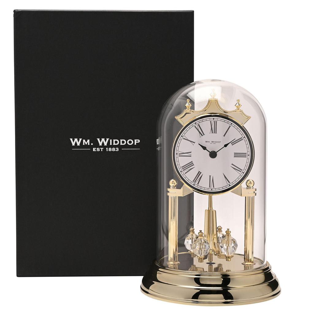 Orologio Anniversario Wm.Widdop con Pendolo Rotante - Oro