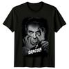 Drácula (1958) Camiseta 100% Algodão Inspirada em Cartaz de Filme Camisetas Masculinas Top Camiseta Retro Unissex