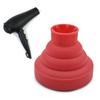 Silicone Collapsible Hair Dryer Diffuser Travel Portable Folding Blow Dryer Diffuser Attachment Red