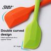 Colorful Silicone Spatulas Scraper for Baking Cooking Scraping Mixing Heat Resistant Kitchen Spatula Non Stick BPA-Free Tools Home Restaurant Utensil