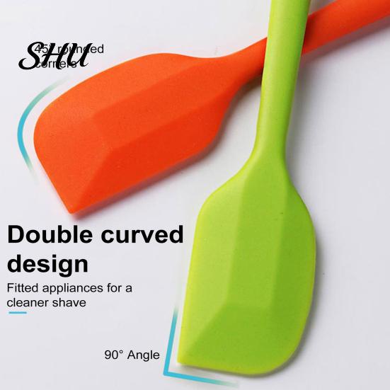 Colorful Silicone Spatulas Scraper for Baking Cooking Scraping Mixing Heat Resistant Kitchen Spatula Non Stick BPA-Free Tools Home Restaurant Utensil
