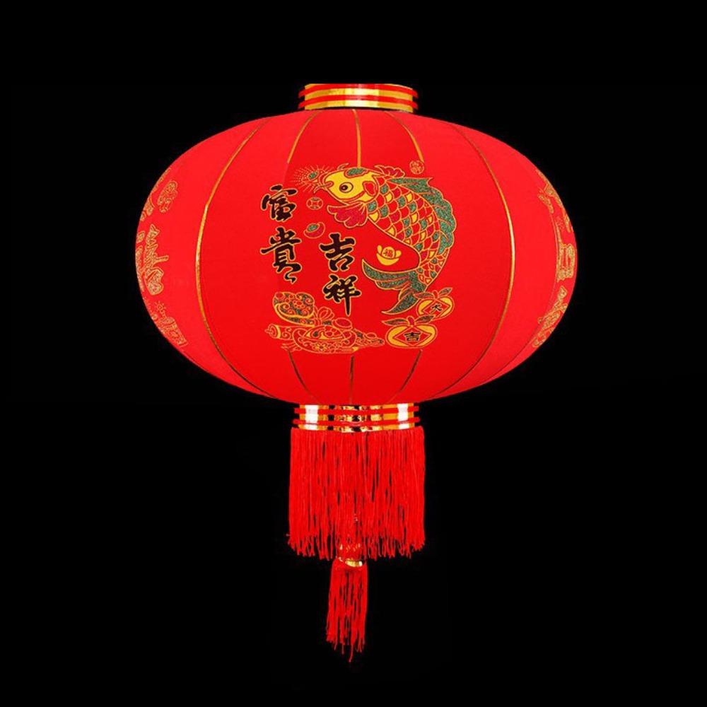 with Tassel Year of the Horse Lantern Red Chinese New Year Lantern  for Spring Festival Decoration