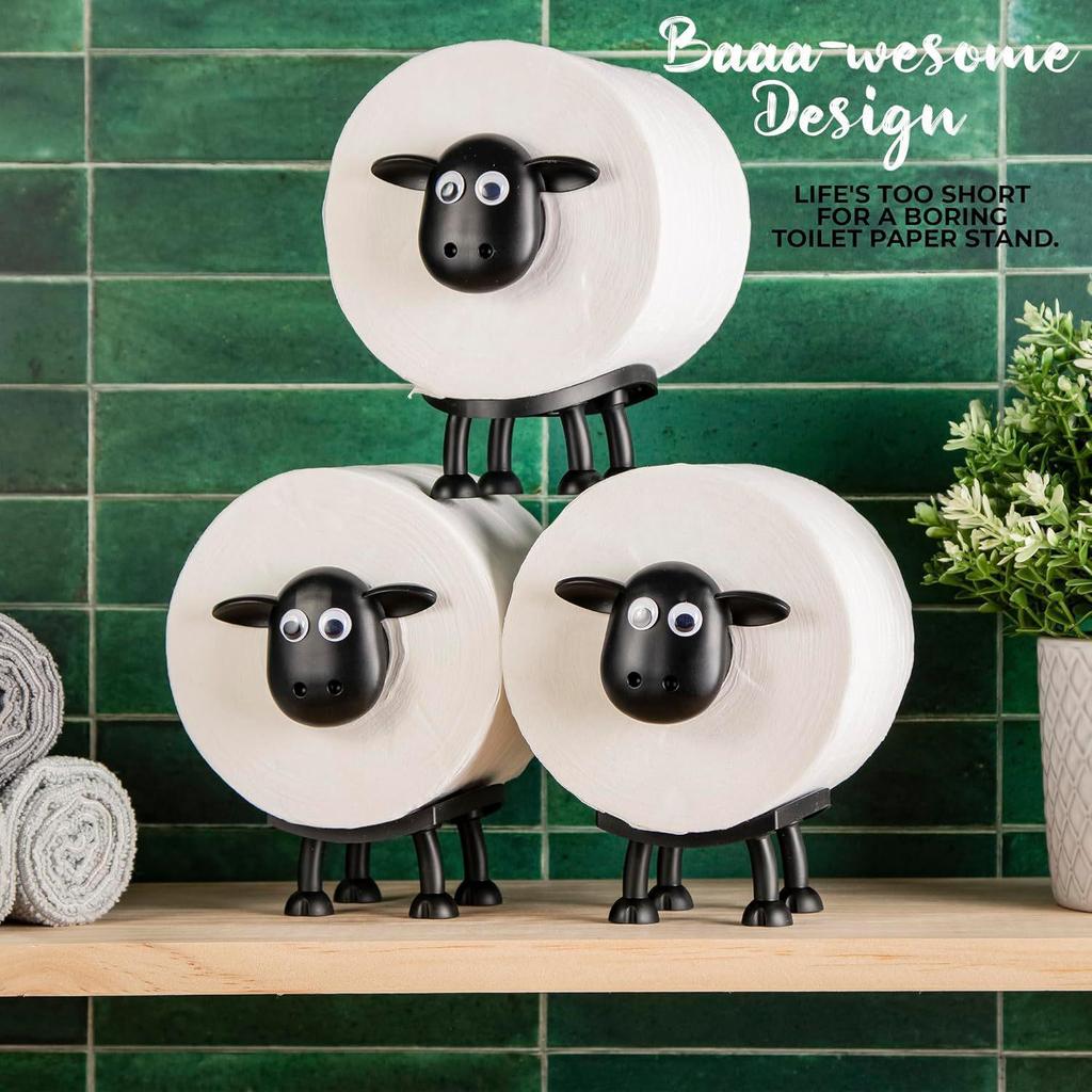 In Stock Creative Sheep Toilet Paper Holder - Desktop Ornament and Storage Rack