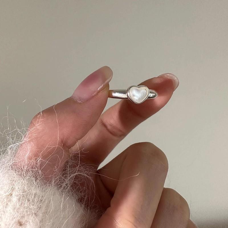 Silver Unique S925 Ring For Women Summer Collection Fashionable Geometric Design Luxury Lightweight