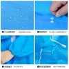 Kinder Regenponcho Mehrweg Reise Regenbekleidung Mantel Outdoor Wanderzubehör Kinder Regenmantel Kinder Regenbekleidung Wasserdicht
