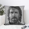 Chuck Norris Square Pillow Cases Cushion Cover Custom Polyester Decor Pillowcase For Sofa 45X45Cm