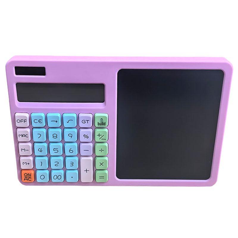 Solar Handwriting Pad Calculator with Large Font – Ideal for Office & Study, Great as a Gift