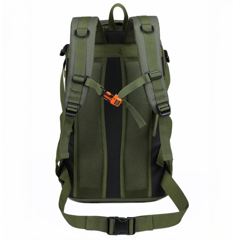 New Unisex Oxford Waterproof Trekking Mountaineering Bags 50L Large Capacity Camping Adventure Travel Backpack Ultra Light Outdoor Sports Climbing Bag