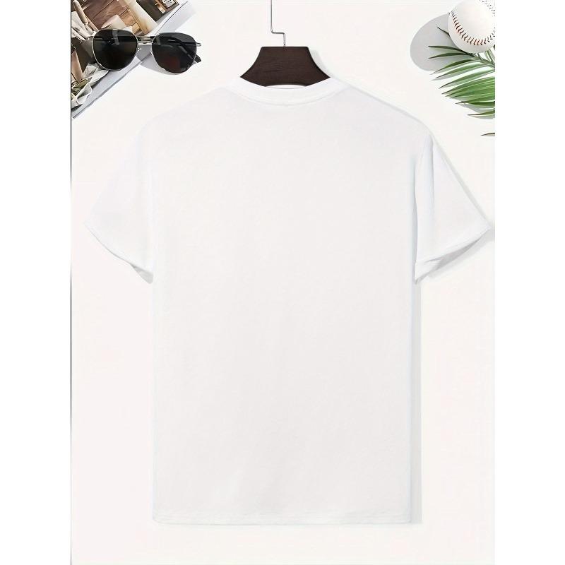 Kids Summer Crew Neck Short Sleeve T-Shirt with Sketch Star Print
